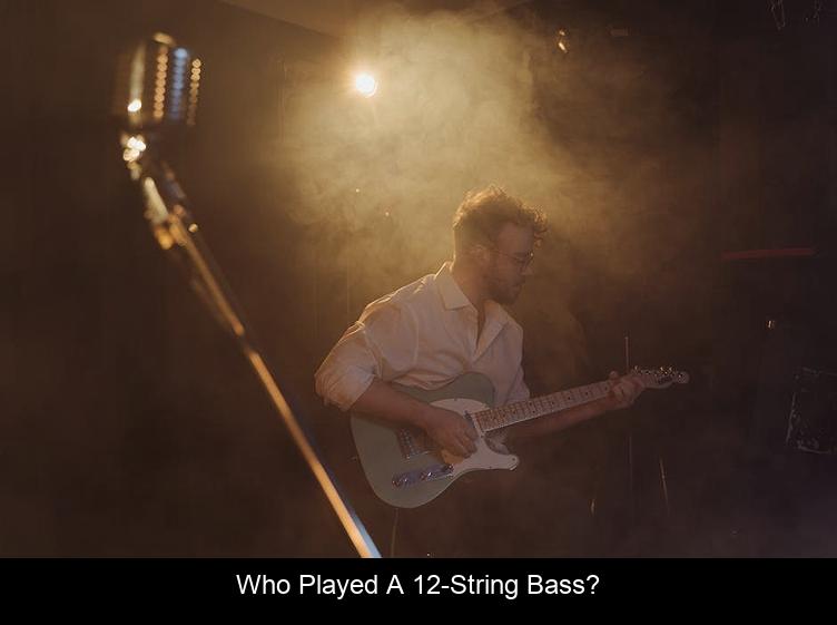 Who played a 12-string bass?